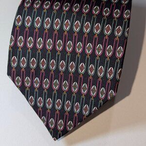 “vintage Burberrys (pre-1999 label)” silk tie geometric pattern